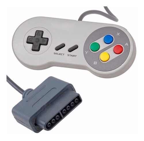 Controle Super Nintendo Game Pad Players Com Caixa