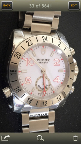 Reloj Tudor Aeronaut Casi Nuevo Garantía Vigente Oficial.