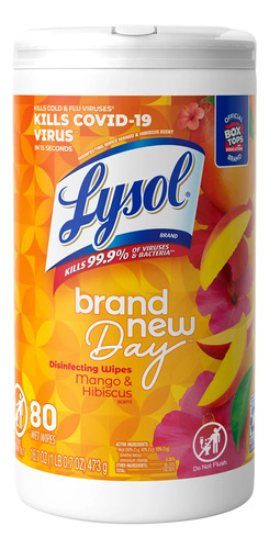 Laysol Toallitas Desinfectantes Aroma Mango & Hibiscus 