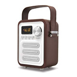 Knz Altavoz Bluetooth Portatil Retro, Diseño Vintage, Comp