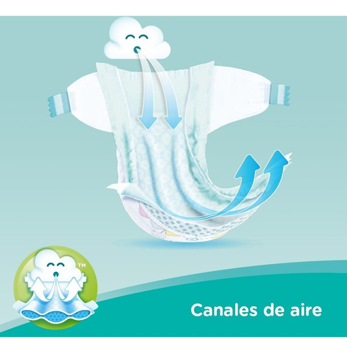 Pañales Pampers Confort Sec Pack Mensual En Todos Los Talles