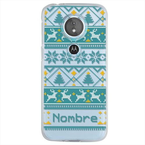 Funda Para Motorola Ugly Sweater Personalizada Con Nombre