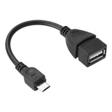 Cable Otg Usb A Micro Usb Tipo C Tablets Celulares Pc Camara