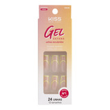 Kiss Unhas Gel Extend Nails Gn03b French Neon S/cola