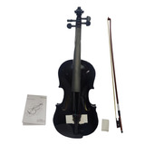 Violín Greko Vcb Bk 4/4 Negro + Estuche + Arco + Colofonia