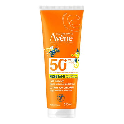 Protector Solar Avène Niños FPS 50+ Leche 250 ml Resistente | Meses sin interés