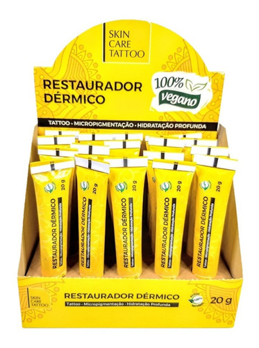 Display 20u Restaurador Dérmico Tatuagem Micropigmentação