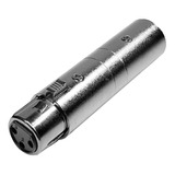 Venetian Lb2003-2 Adaptador Xlr Canon De Macho 5 A Hembra 3