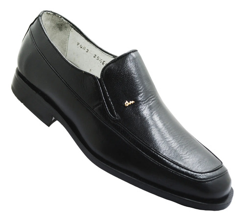 Mocasin De Vestir Suela De Cuero Duque Da Milano 9483 Negro | Meses sin interés