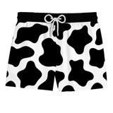 Short Praia Vaca Animal Print Bermuda Masculino Ref0320