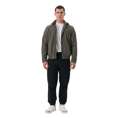 Chamarra Cierre Bomber Next & Co 3014 Verde Olivo Hombre | Envío gratis