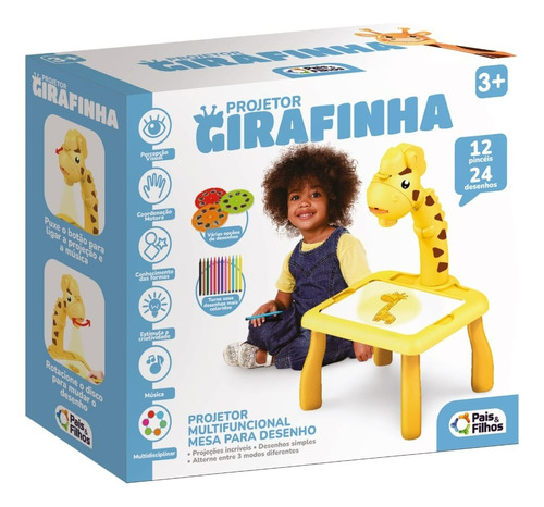 Projetor Girafinha Desenhos Infantil Pais E Filhos 791770