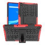 Funda Roja De Tpu+pc Para Lenovo Tab M10 Plus 10.6 De Tercer