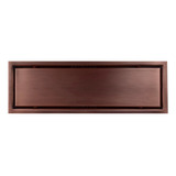 Rejilla Piso Invisible Cobre Antiguo 30x10cm