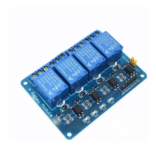 Módulo Relé 5v 4 Canales Para Arduino