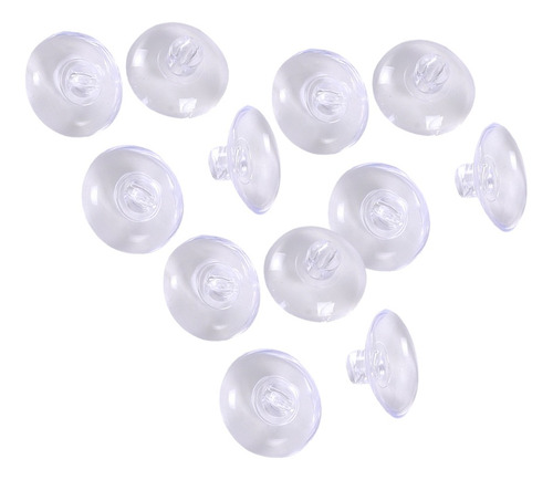 160 Piezas De Plástico Transparente Reutilizable Ventosa Tra