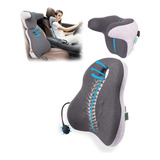 Almohada De Soporte Lumbar Cuello Inflable Para Coche