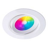 Spot Smart Led Rgb Redondo Embutir 5w Autovolt Taschibra