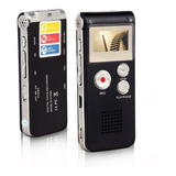 Grabador De Voz Periodista Mini Digital Microfono Sonido 8gb + Kit Grabacion Oculto Espia