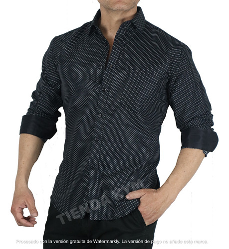 Camisa Hombre Manga Larga Diseño 4