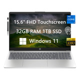 Hp Laptop Con Visualización Táctil, Computadora Fhd De 15.6