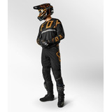 Conjunto Equipo Adulto 360 Merz Negro Motocross Atv Fox