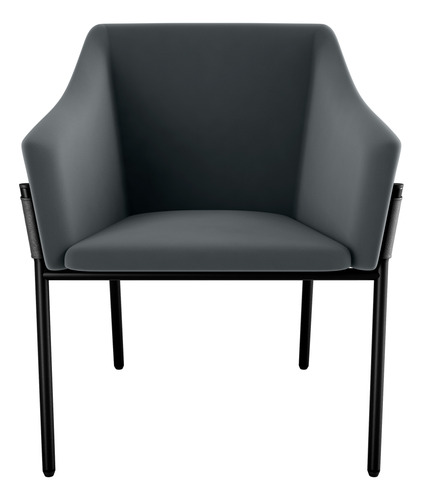 Poltrona/cadeira Decorativa Marly Para Sala De Jantar Luxo