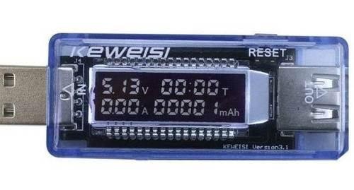 Tester Probador Usb Voltaje Y Amperaje Keweisi Kws-v20 4-30v