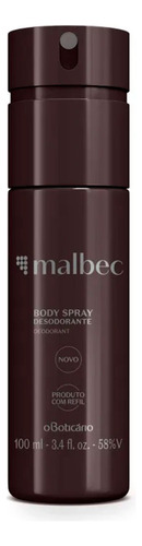 Body Spray Colônia Malbec 100ml