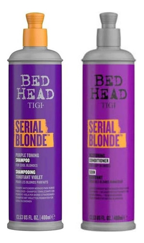 Shampoo Y Acondicionador Para Rubios Serial Blonde Tigi 