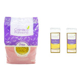 Cera Depilatoria Cosmetica Profesional 1kg Natural 