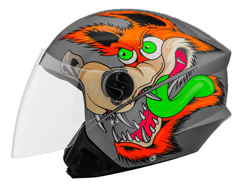 Capacete Coyote Aberto New Liberty 3 Fosco Pro Tork