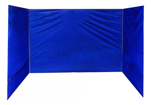 Lona Lateral Para Toldo Plegable 3x3 Tipo Araña Azul