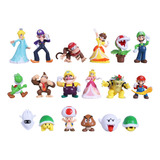 Super Mario Bross, Luigi, Yoshi, Juguetes Niños 18 Pcs