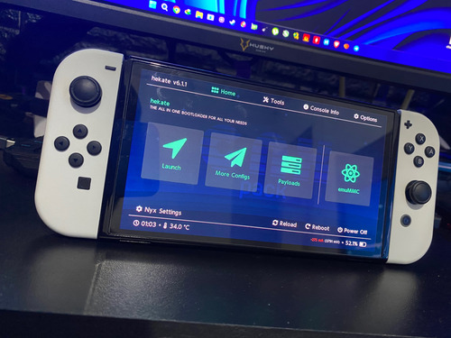 Nintendo Switch Oled Desbloqueado 256gb