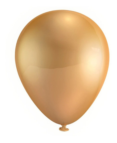 Globo Redondo Del Numero 9 Para Decoración, Fiesta ( 50pz ) Color Dorado