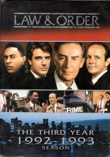 La Ley Y El Orden Law And Order Temporada 3 Importada Dvd