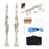 Clarinete Premium Tube Bb 17 Teclas Y Níquel Antioxidante