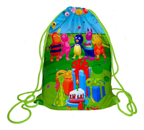 1 Morralito Dulcero Bolo Fiesta Infantil Backyardigans