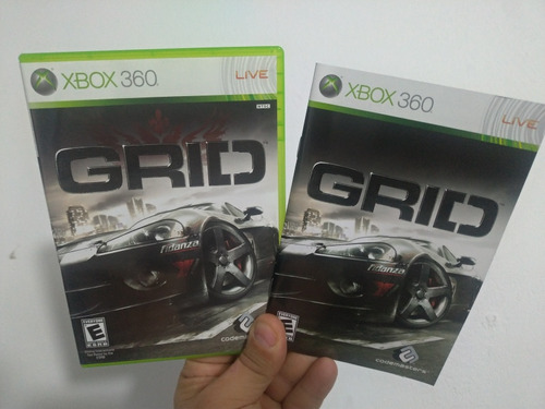 Jogo Xbox 360 Grid Original Físico Completo Impecavel Raro !