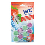 Aromatizador Wc Total Colgadores Frutos Del Bosque 45gx2