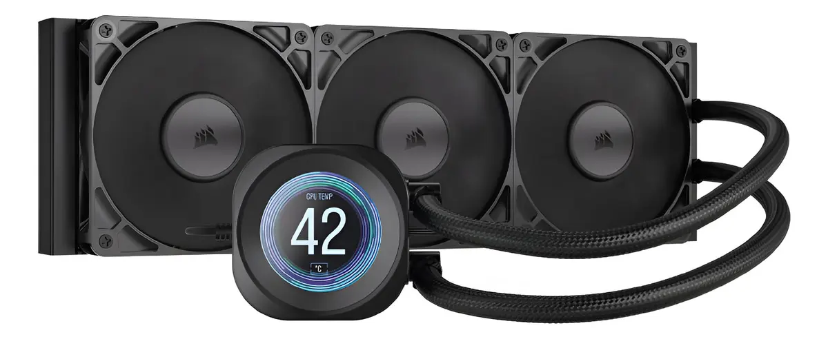 WATERCOOLER CORSAIR NAUTILUS CPU COOLER 360MM RS LCD BLACK