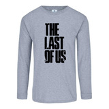 Camiseta Manga Larga The Last Of Us Gris