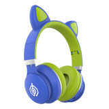 Oreja De Gato Bluetooth 5.0 Audífono Plegable Y Luminoso Or