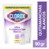 Ultra Quitamanchas Clorox Ropa Blanca 90g(4uni)super