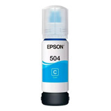  Tinta Original Epson T504 Cyan 70 Ml