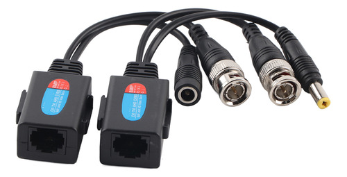 Transceptor Para Hdtvi Passive Cctv Power Video Balun Hdcvi