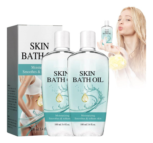 Óleo De Banho Feminino Skin So Soft - 100 Ml* 2 Unidades