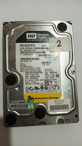 Disco Duro Interno Western Digital 1 Tb 3.5 Wd1003f