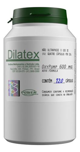 Dilatex 120 Capsulas - Power Supplements 